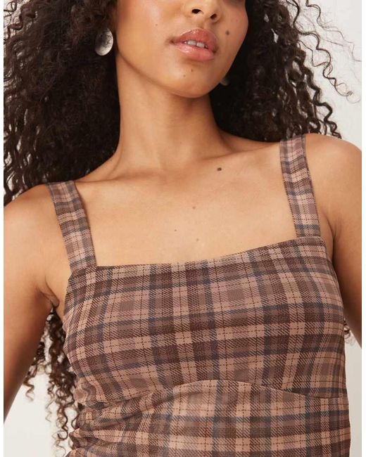Cotton On Brown Brooke Mesh Cami