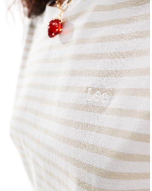 Lee Jeans White – langärmliges shirt