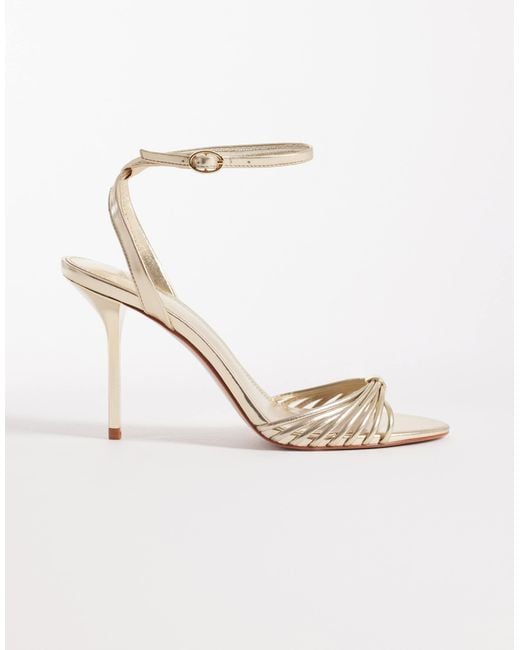 Mango White – hohe absatzschuhe