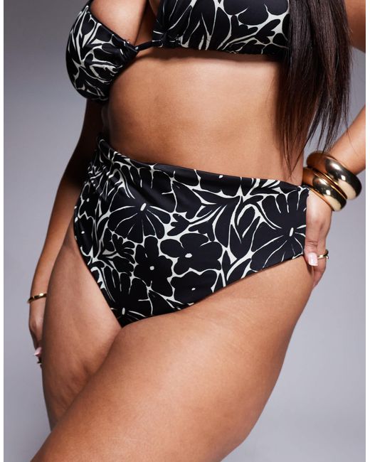 ASOS Black Asos design curve – bikinihose