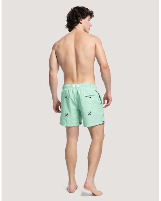 Apreslife Blue Desert Swim Shorts for men