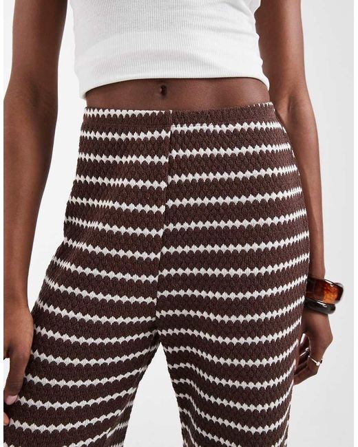 ONLY Brown Knit Trousers