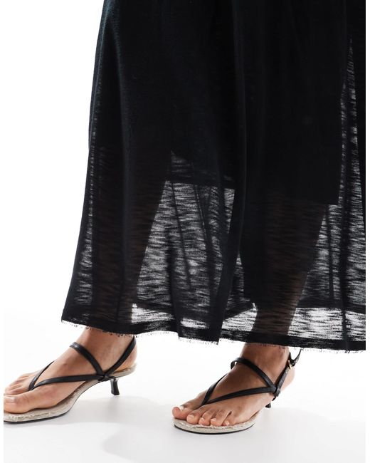 4th & Reckless Black – maxi-strickrock