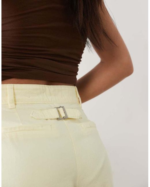 Mango Natural Tailored Bermuda Shorts