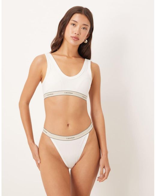 Calvin Klein Natural Heritage Cotton Tanga Brief