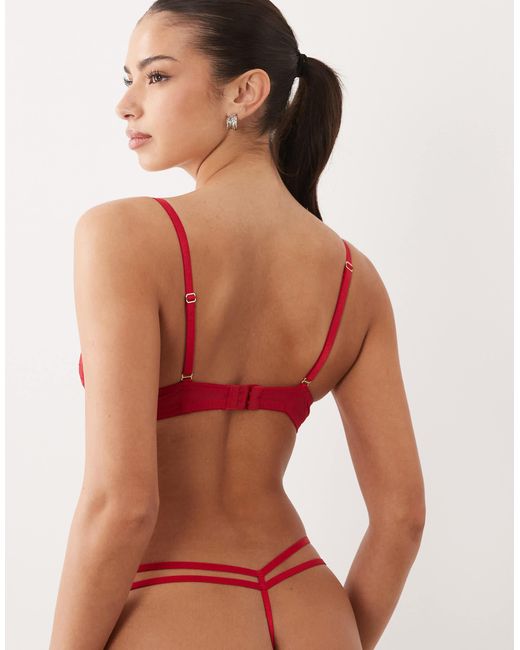 String sensuel en dentelle Ann Summers en coloris Red