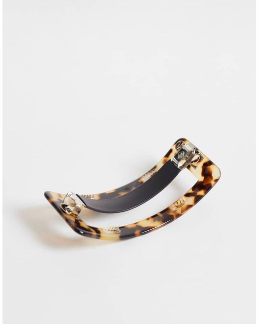 ASOS Multicolor Large Square Barrette Hair Clip