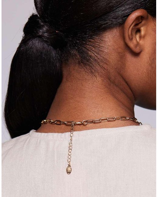 Collar Con Charms De Conchas Y Sirena De 8 Other Reasons de color Natural