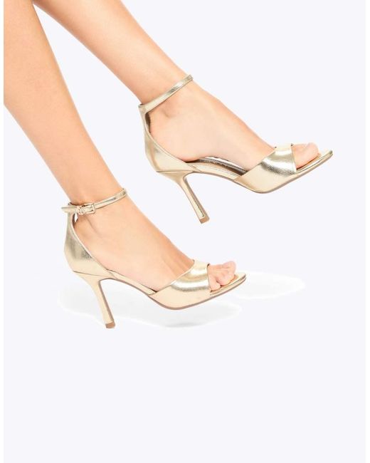 KG by Kurt Geiger White Serena Heeled Sandals