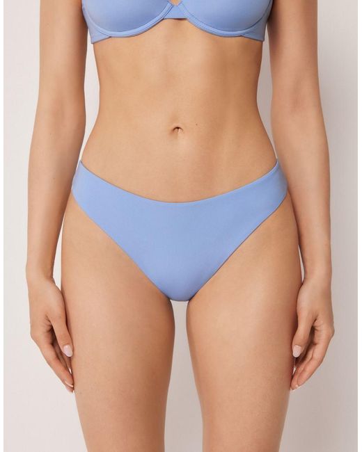 Calzedonia Blue Premium Fit Brief Bikini Bottom