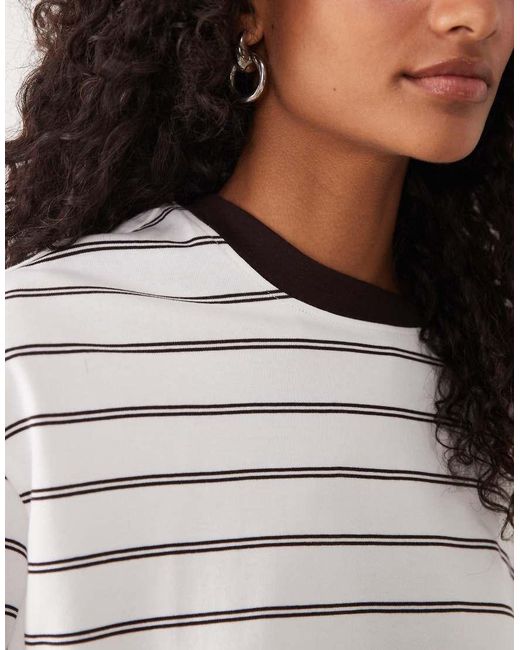 Gina Tricot White Long Sleeve Top