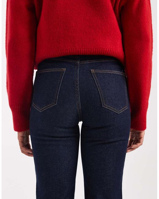 ONLY Red Juicy Flare Jeans