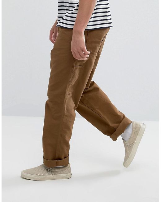 Carhartt WIP Single Knee Cargo Pants in Brown for Men | Lyst Canada