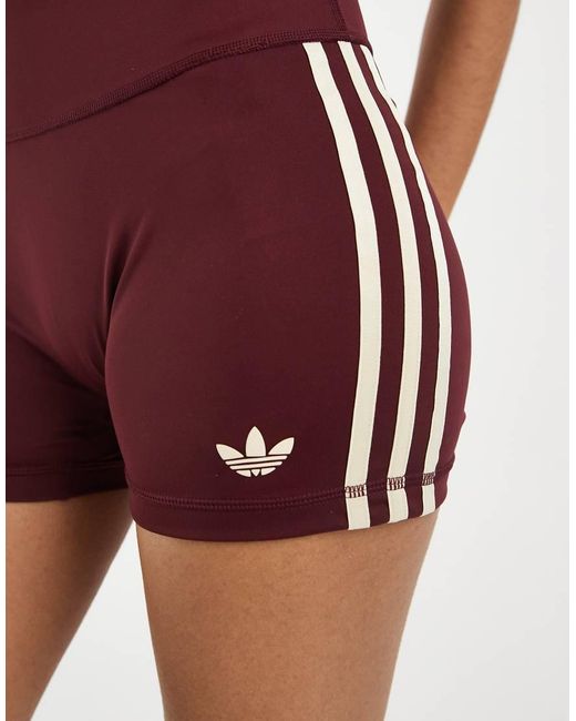 Adidas Originals Purple Adidas Originals Sport Booty Shorts
