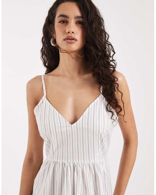 Vero Moda White Cami Midi Dress