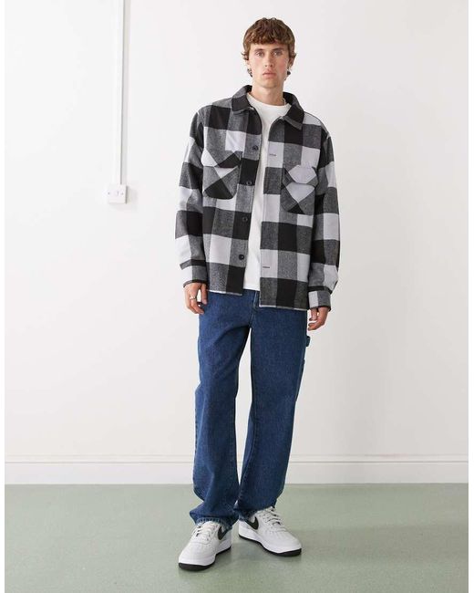 KTZ Gray Overshirt Jacket for men