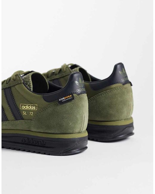 Adidas Originals Green Adidas Orginals Sl 72 Rs Sneakers for men