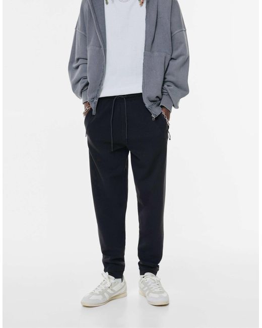 Pantalon Pull&Bear pour homme en coloris Blue