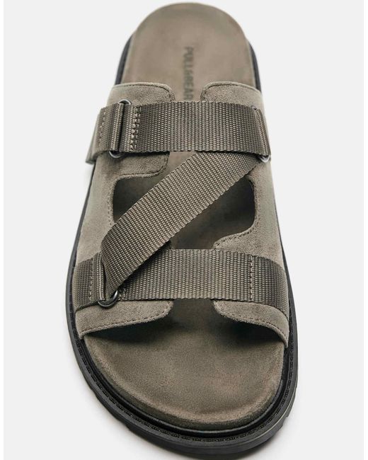 Sandales techniques - taupe Pull&Bear pour homme en coloris Gray
