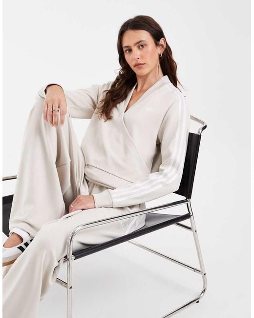 Adidas Originals Natural X Jennie Superstar Wrap Top
