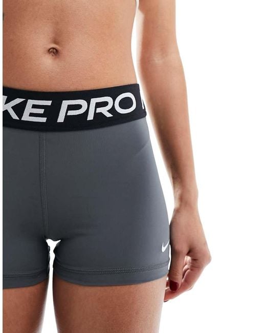 Nike Blue Nike Pro Training Dri-fit 3 Inch Shorts