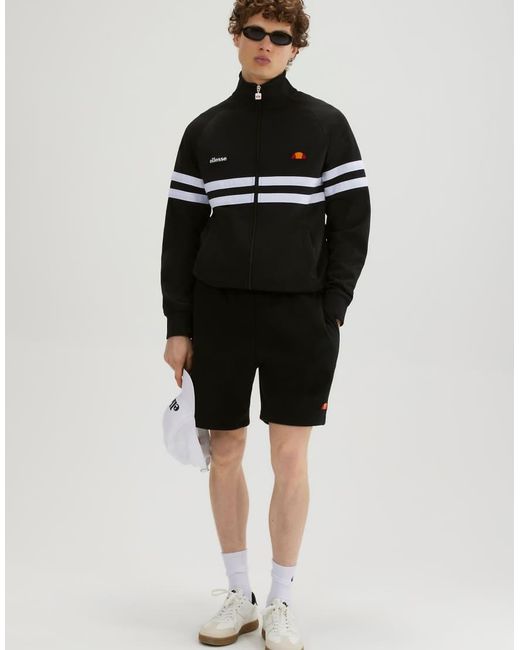 Ellesse Black Rimini Track Jacket for men
