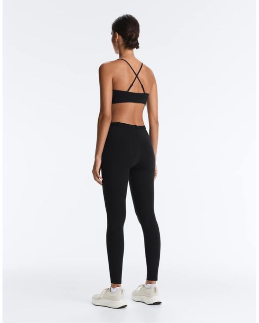 Oysho Blue Comfortlux Light Support Triangle Sports Bra