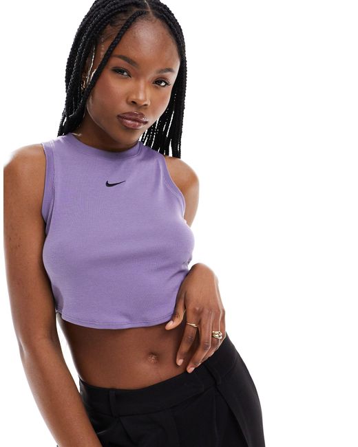 Nike Purple Essentials Tank Top