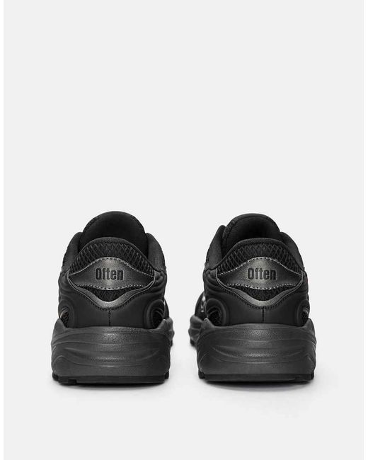 Sneakers Metallizzate Nere di Pull&Bear in Black da Uomo