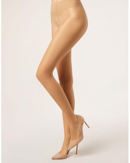 Calzedonia White 20 Denier Sheer Tights