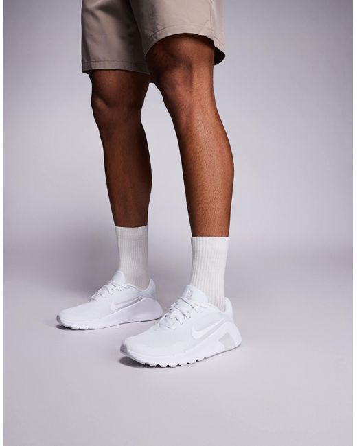 Nike White Flex Sneakers for men