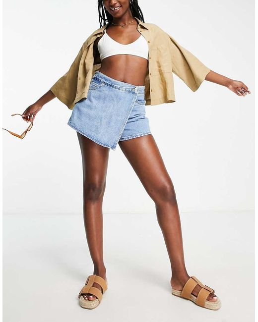 Levi's Blue Denim Skort