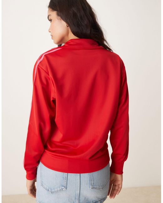Adidas Originals Red – firebird – locker sitzendes trainingsoberteil