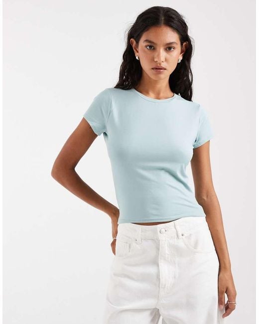 Hollister Blue Seamless Baby Tee