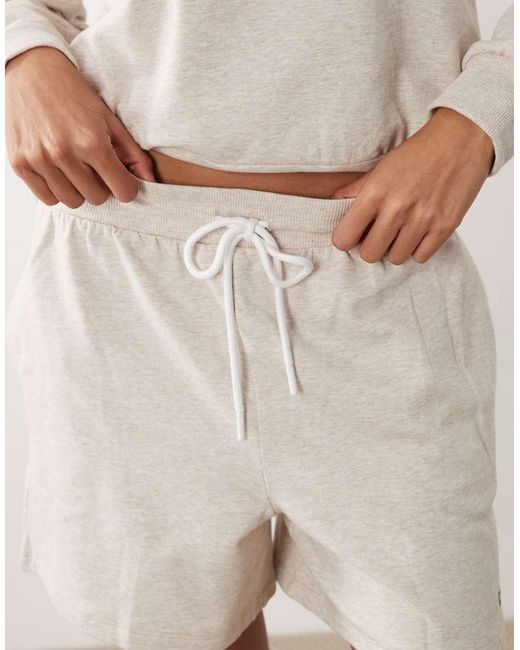 DKNY Natural Long Sleeve Top And Boxer Set
