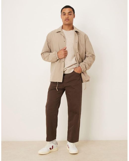 SELECTED Natural Coach Jacket for men