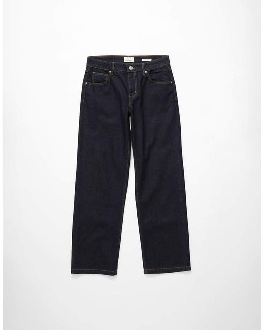 Vaqueros Azules De Talle Bajo Y Corte Recto De Cotton On Cotton On de color Blue
