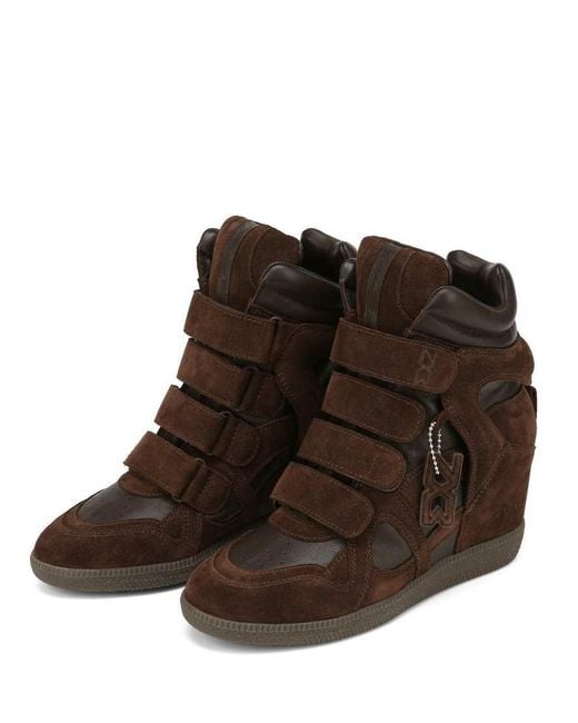 Nokwol Brown Eden Wedge Trainers