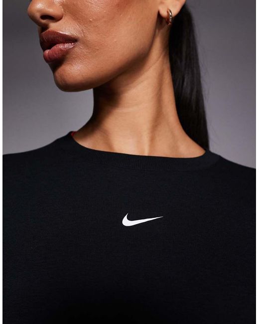 Nike Blue One Dri-Fit Relaxed Long Sleeve Top
