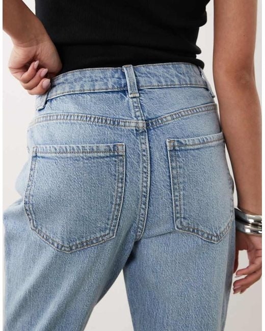 New Look Blue Hannah Straight Jeans