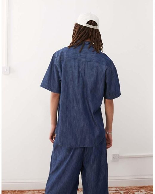 Camicia Oversize di Reclaimed (vintage) in Blue da Uomo