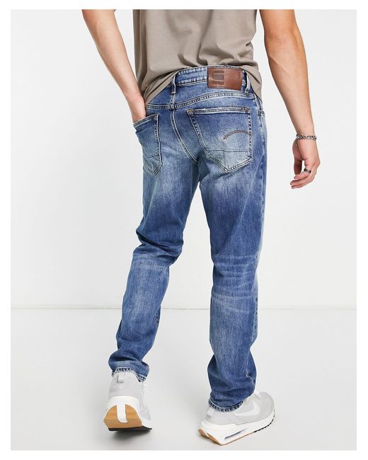 Så mange quagga en kop G-Star RAW 3301 Regular Tapered Jeans in Blue for Men | Lyst
