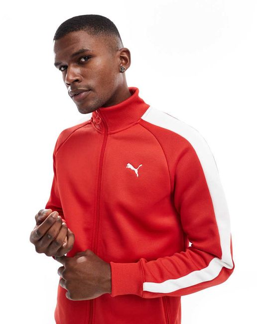 PUMA Red T7 Always On Track Jacket for men