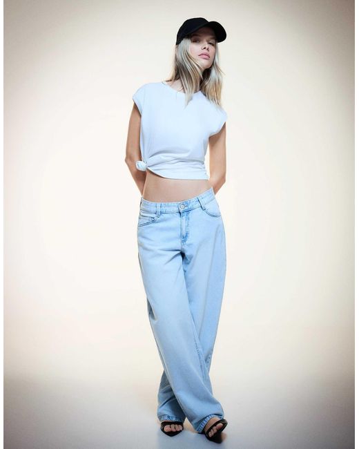 Bershka Blue – weite jeans