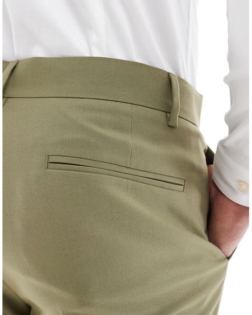 ASOS Green Slim Suit Trouser for men