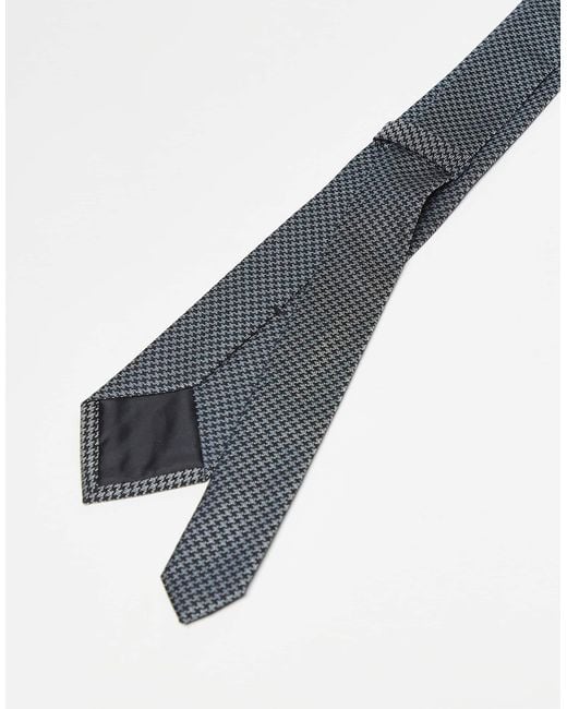 ASOS White Check Tie for men