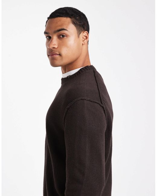 Only & Sons – strickpullover in Black für Herren