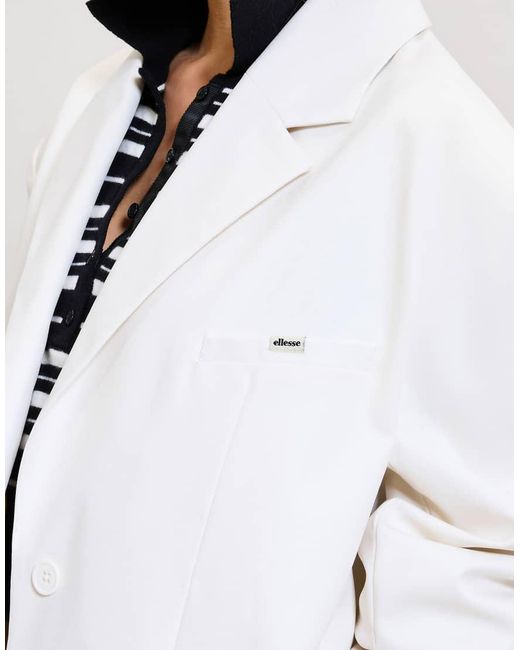 Ellesse White The Tailored Blazer