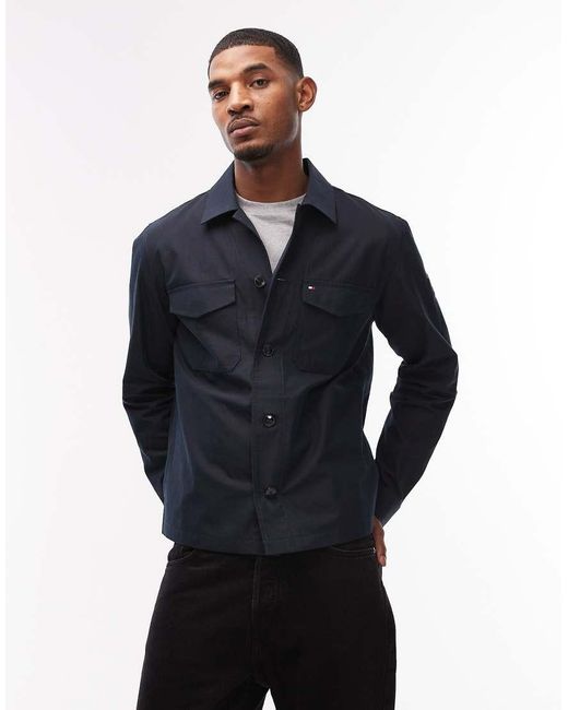 Tommy Hilfiger Blue Chore Jacket for men