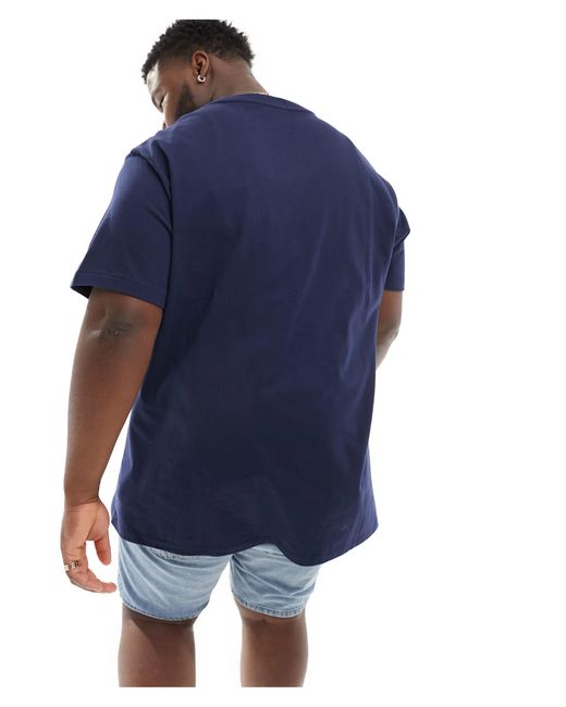 Polo Ralph Lauren Blue Big & Tall Floral Logo T-shirt Classic Oversized Fit for men